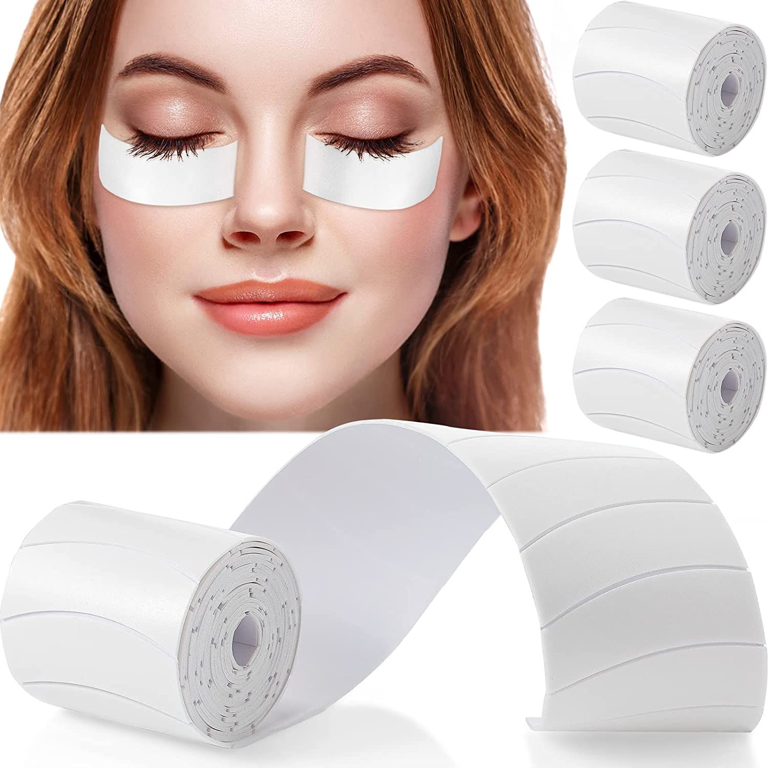 110PCS/roll Foam Eye Pads Eye  - Eyelash Extension Guide ulasan dan harga