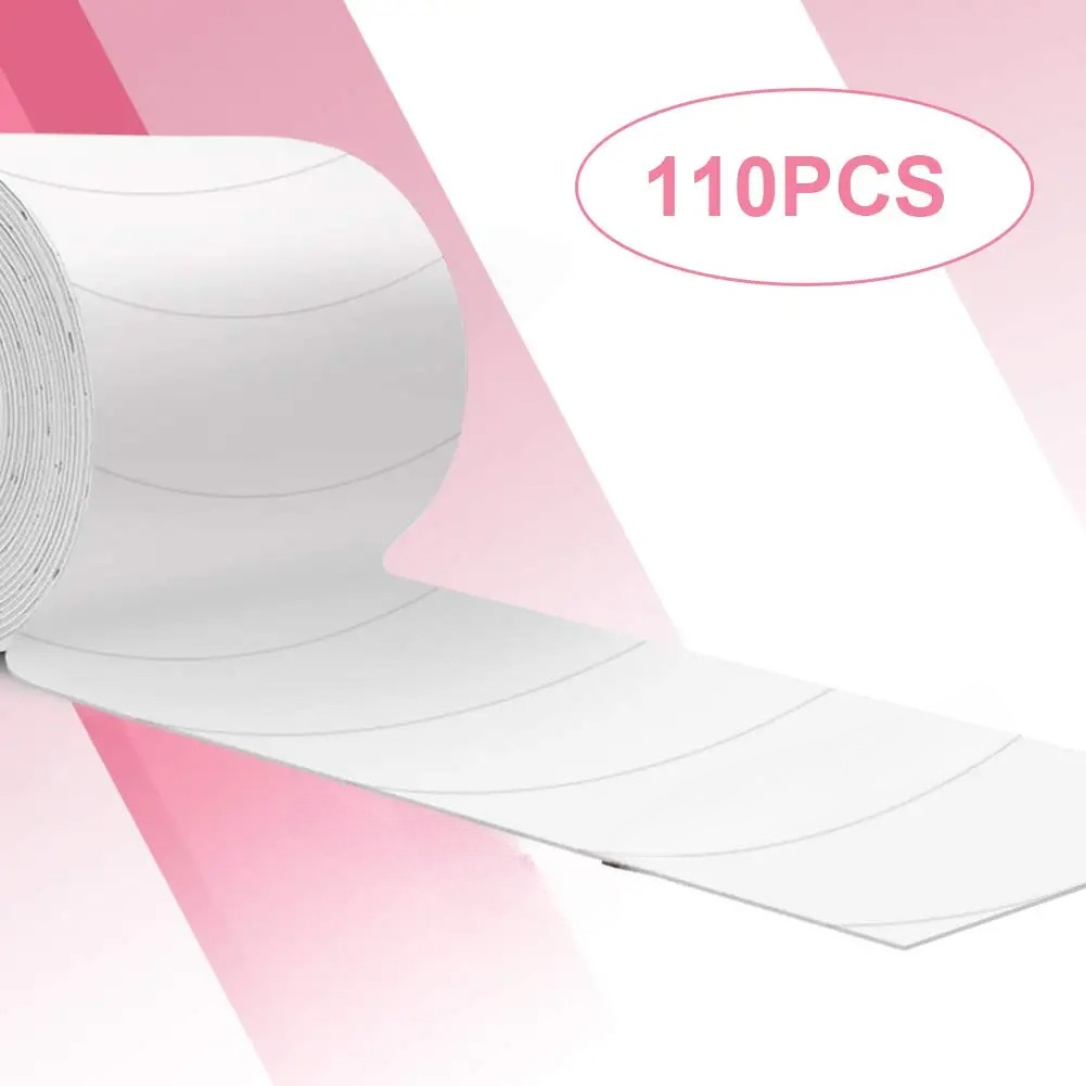110PCS/roll Foam Eye Pads Eye  - Eyelash Extension Guide ulasan dan harga