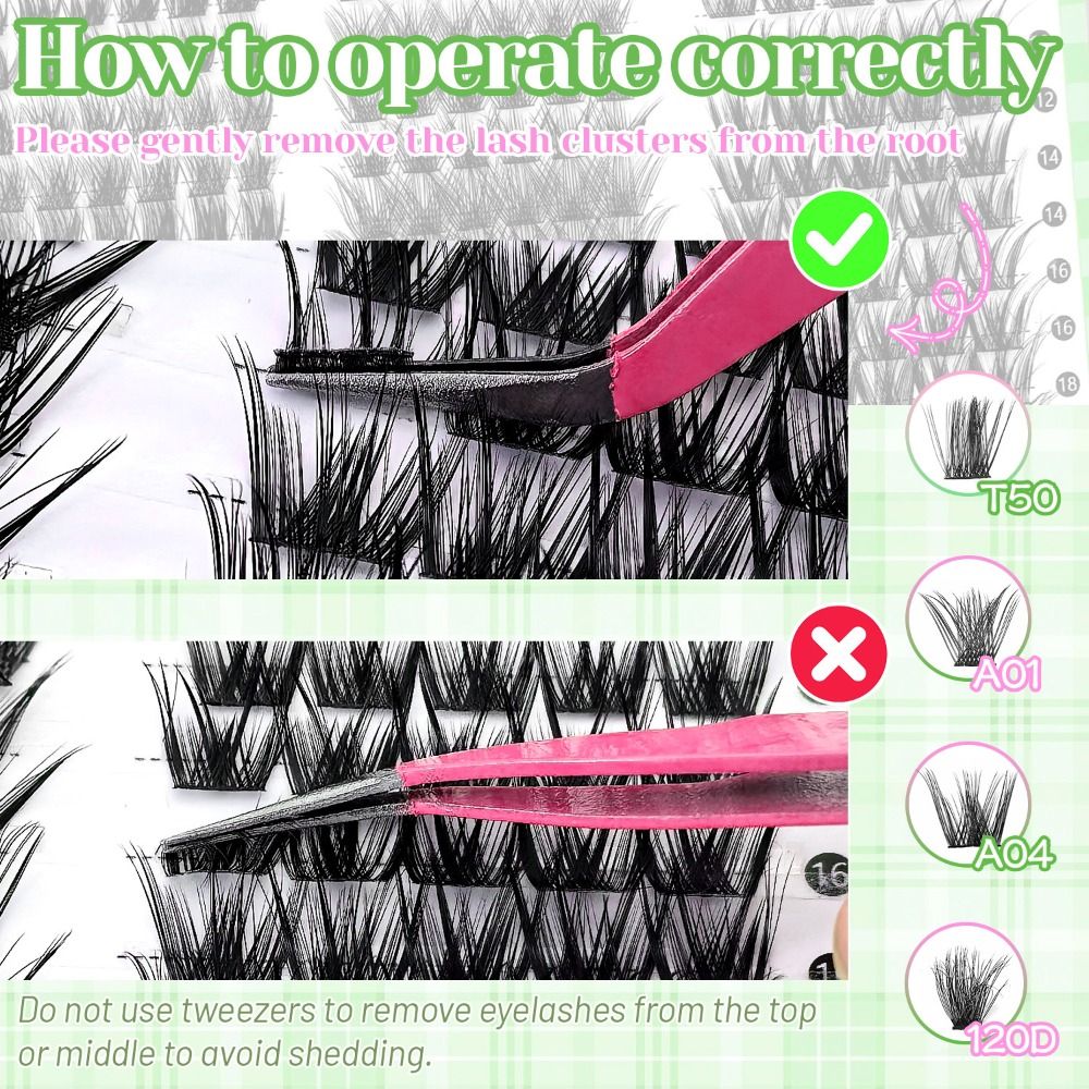Natural Look False Eyelashes W - Eyelash Extension Look ulasan dan harga