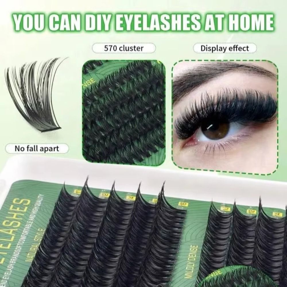 Natural Look False Eyelashes B - Eyelash Extension Look ulasan dan harga