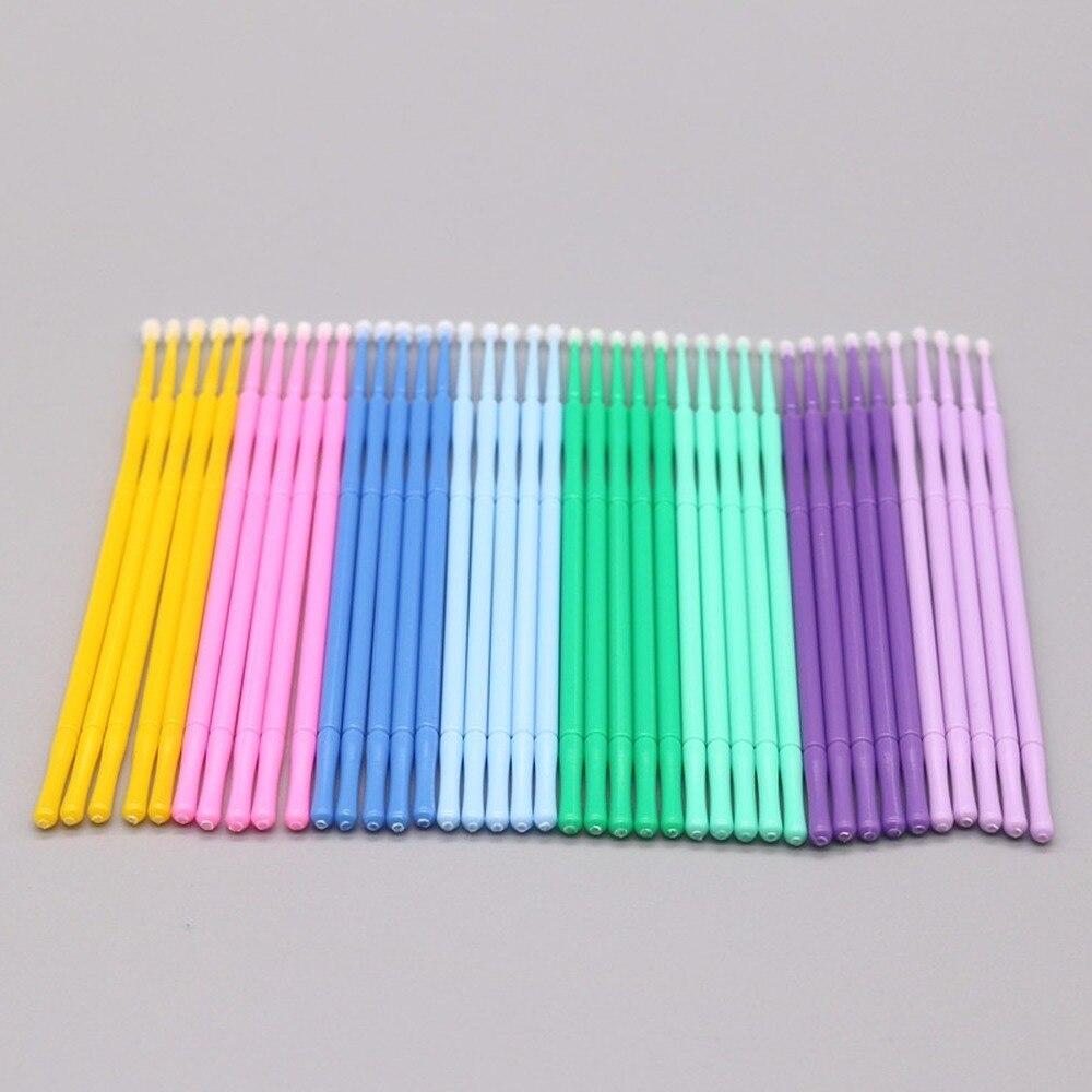 100pcs/lot Micro Brushes Make  - Eyelash Extension Look ulasan dan harga