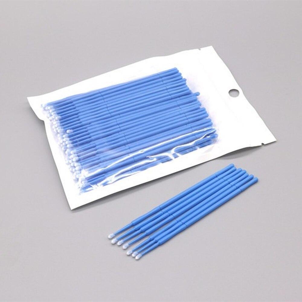 100pcs/lot Micro Brushes Make  - Eyelash Extension Look ulasan dan harga