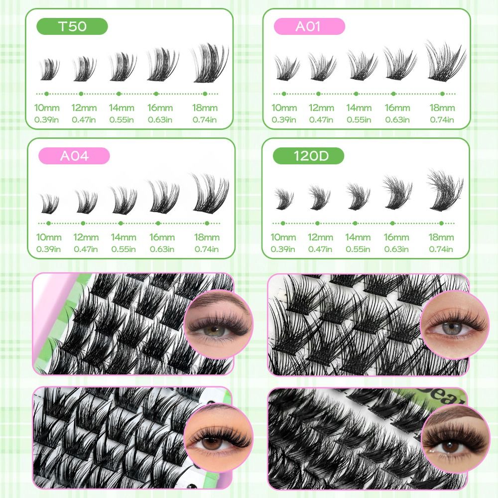 Natural Look False Eyelashes B - Eyelash Extension Look ulasan dan harga