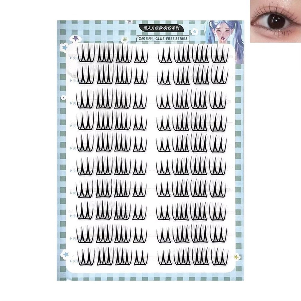 Korean Style Self Adhesive Fal - Eyelash Extension No 10 ulasan dan harga