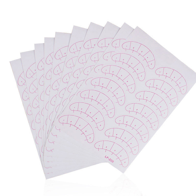 Eyelash Extension Paper Patche - Lash Mapping Sticker ulasan dan harga