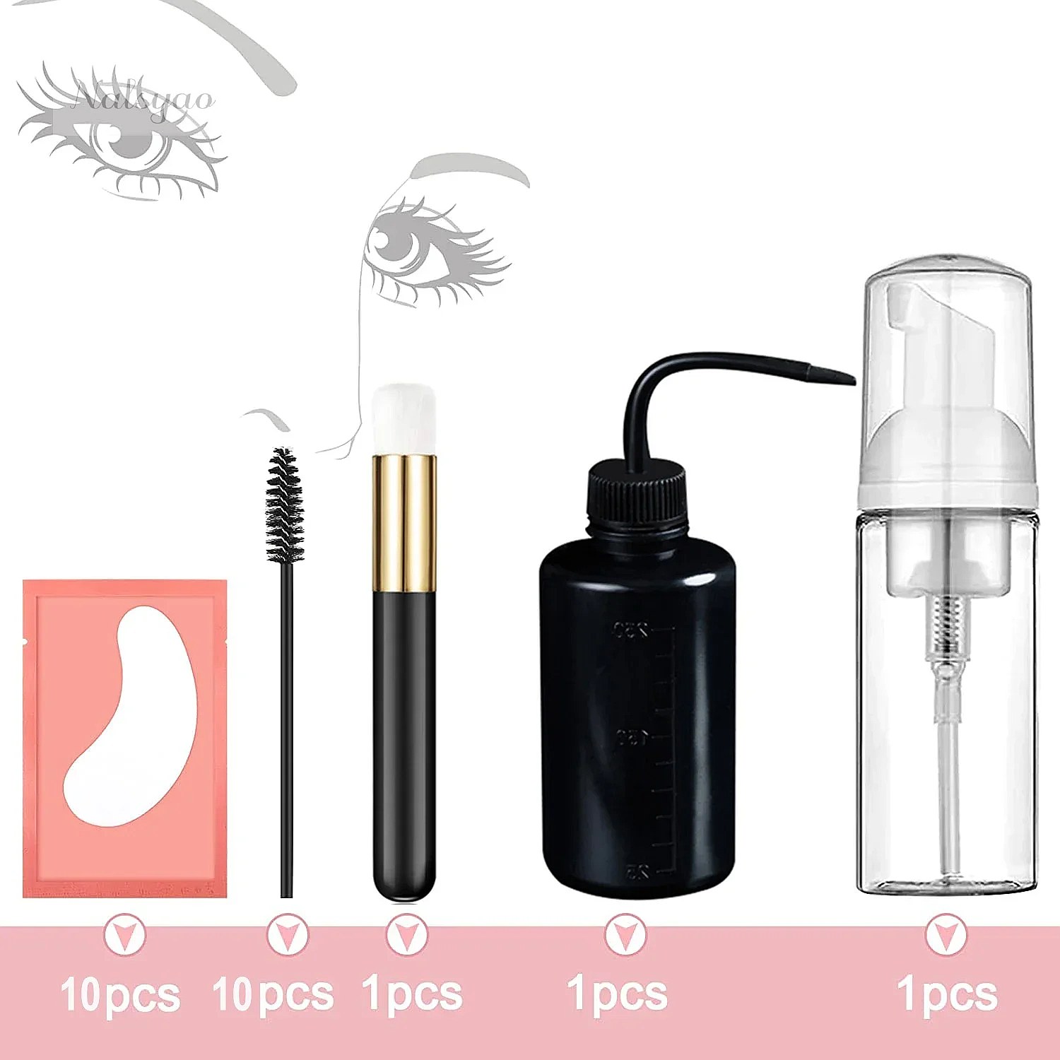 Eyelash Extension Cleaning Kit - Eyelash Extension Wash ulasan dan harga