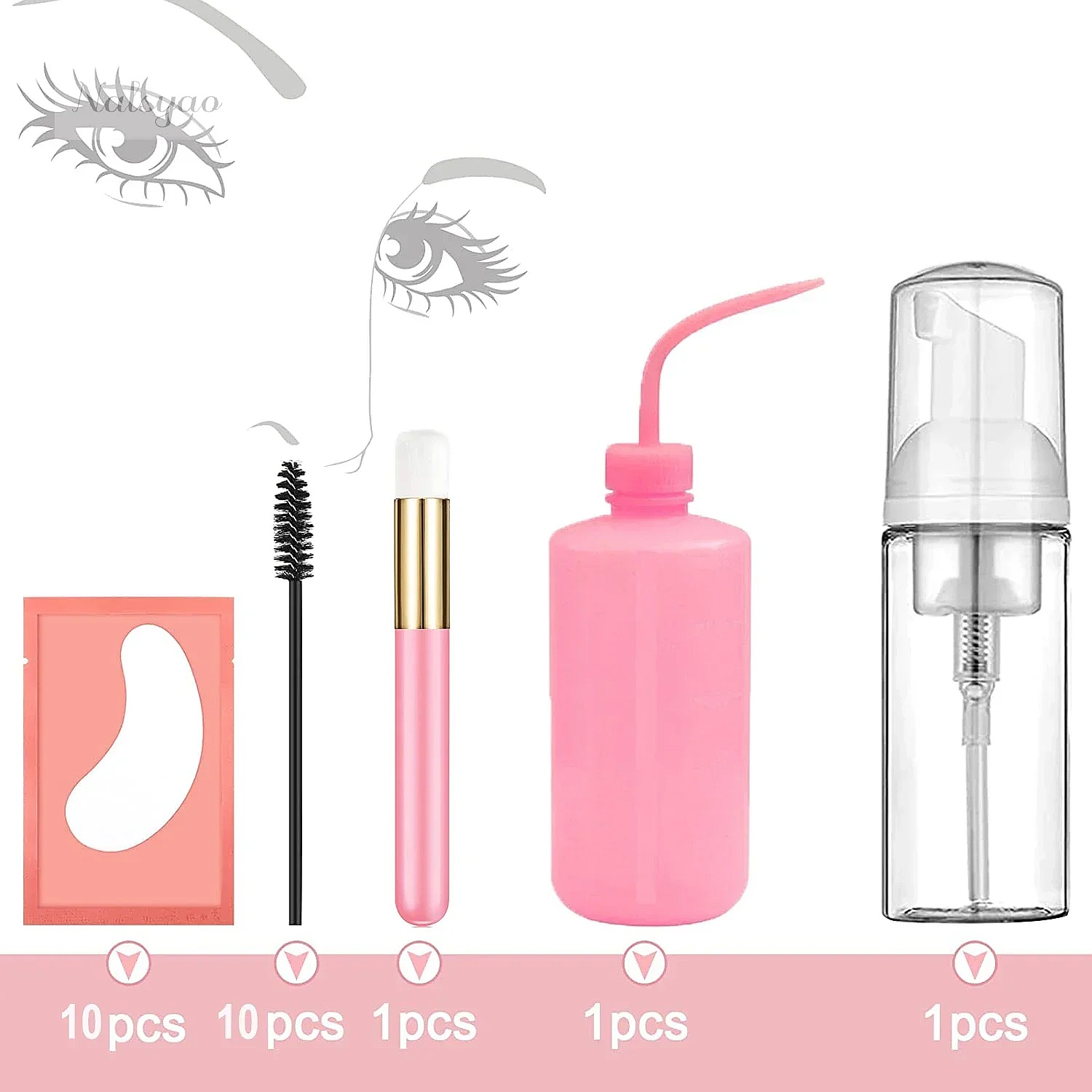 Eyelash Extension Cleaning Kit - Eyelash Extension Wash ulasan dan harga
