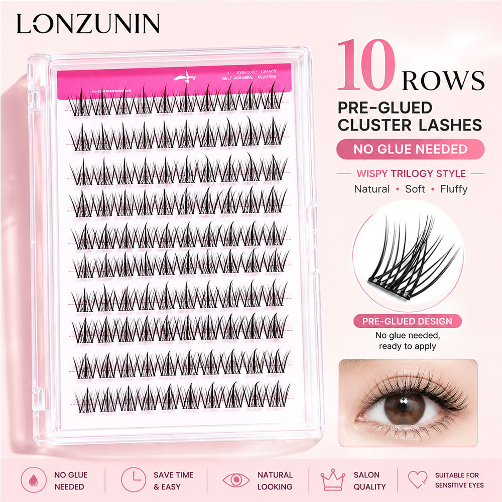 Premium Self Adhesive Wispy Cl - Eyelash Extension No 10 ulasan dan harga