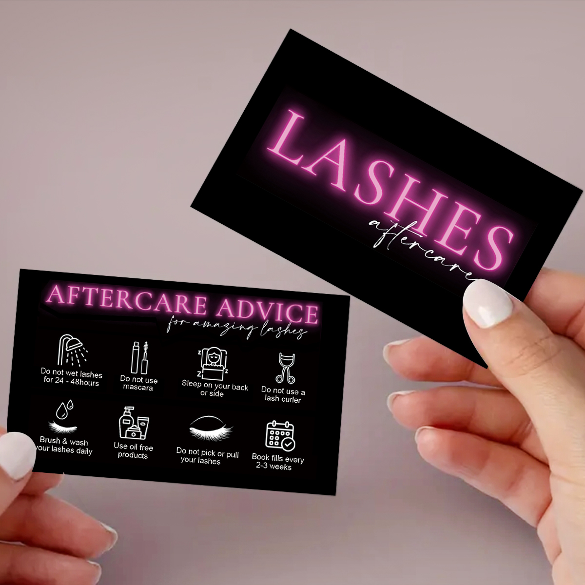 50Pcs/lot Marble Eyelash After - Lash Mapping Sticker ulasan dan harga