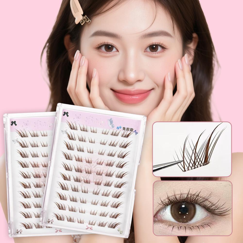 No Need Glue Fox Eye Effect Fl - Eyelash Extension No 10 ulasan dan harga