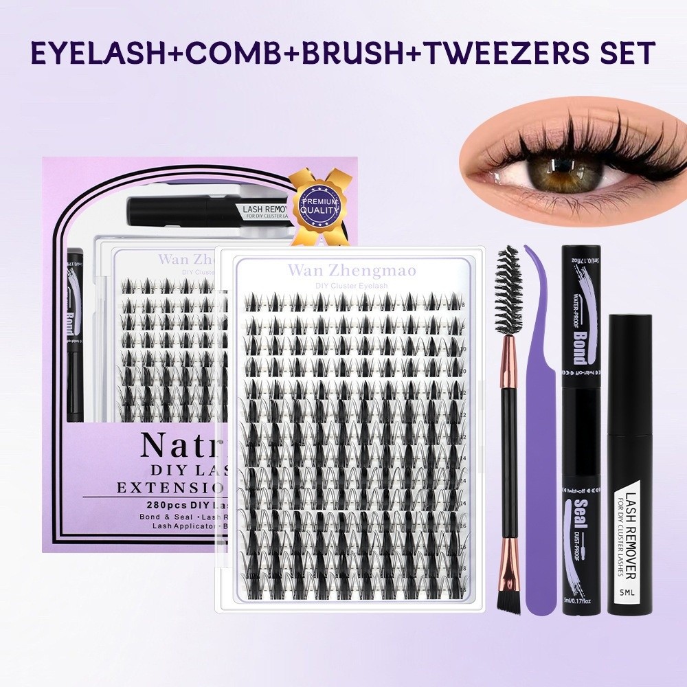 8-18mm Length False Eyelashes  - Eyelash Extension Look ulasan dan harga