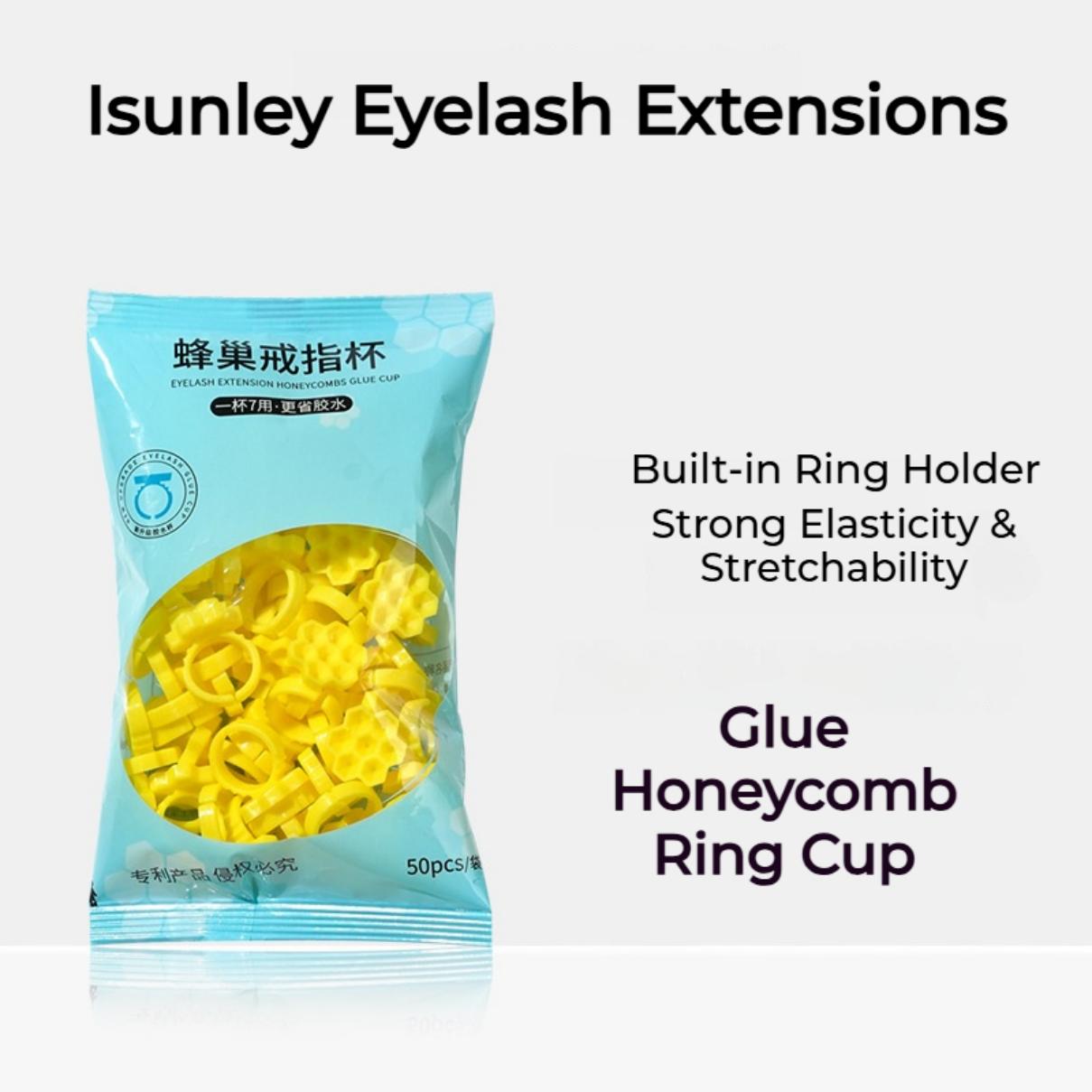 50PCS Holder Ring Cups for Eye - Eyelash Extension Guide ulasan dan harga