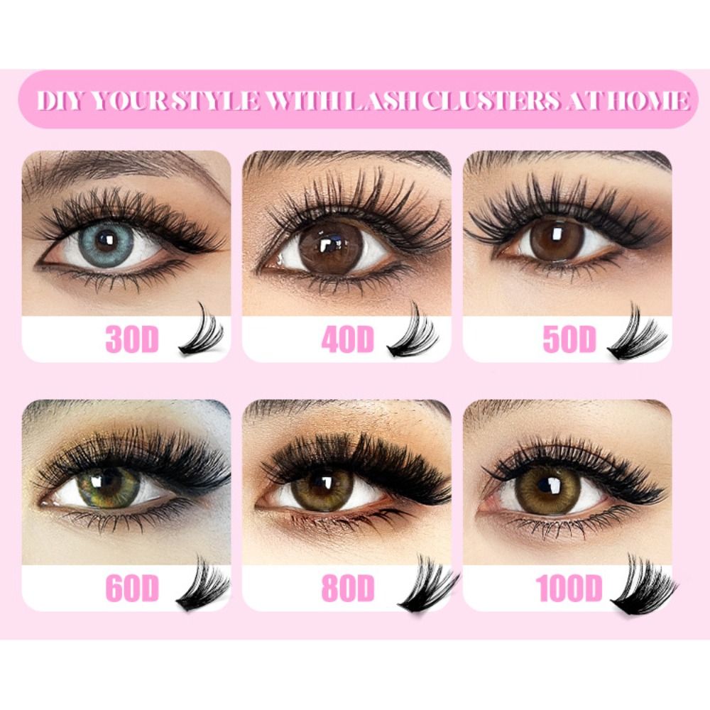 9-16mm Length False Eyelashes  - Eyelash Extension Look ulasan dan harga