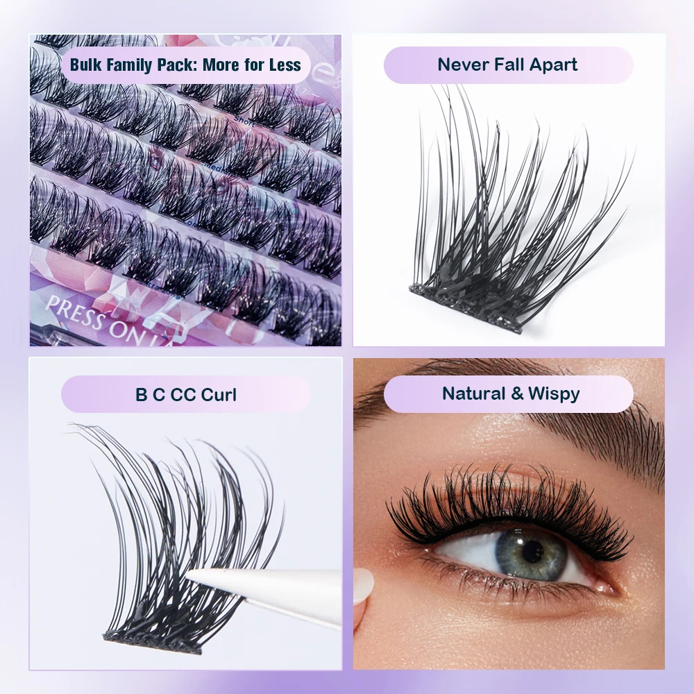 Gollee Self-Stick Eyelash Clus - Eyelash Extension No 10 ulasan dan harga