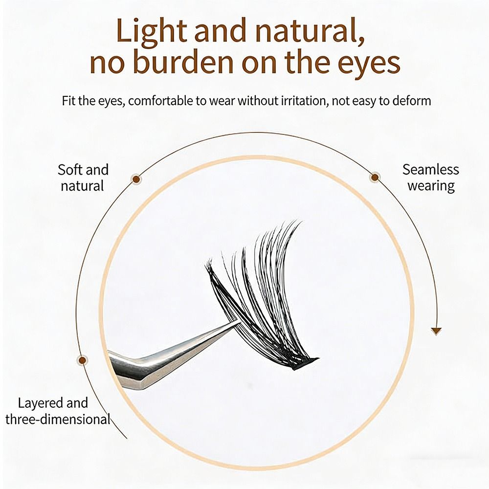Natural Look False Eyelashes W - Eyelash Extension Look ulasan dan harga